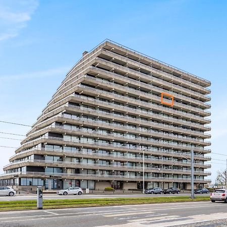 Luxueuze Vakantiestudio Met Zeezicht En Terras In Oostende Exterior foto